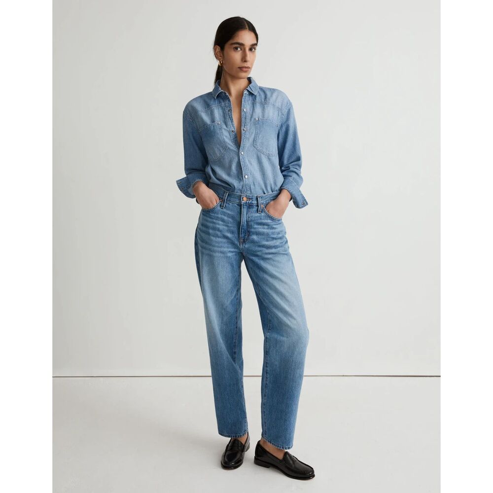 Madewell The Slouchy Boyjean Women's 28 Color‎ Rosewell Wash